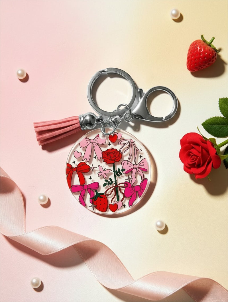 Enchanted Rose Keychain | Fairytale Gift