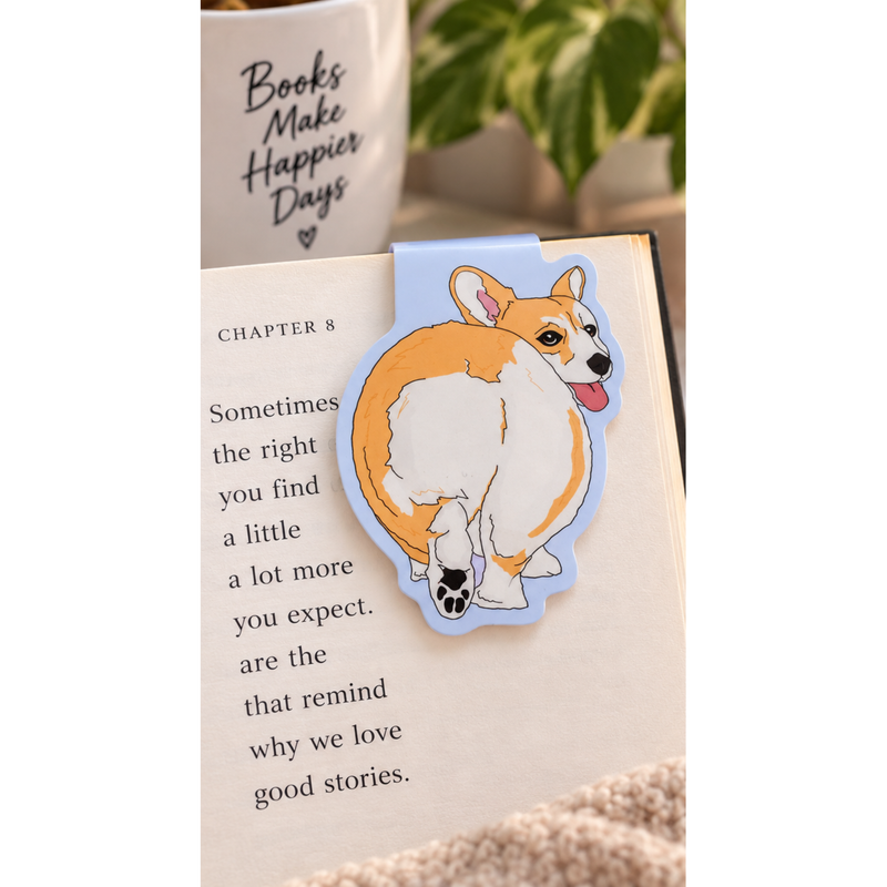 Corgi Butt Magnetic Bookmark