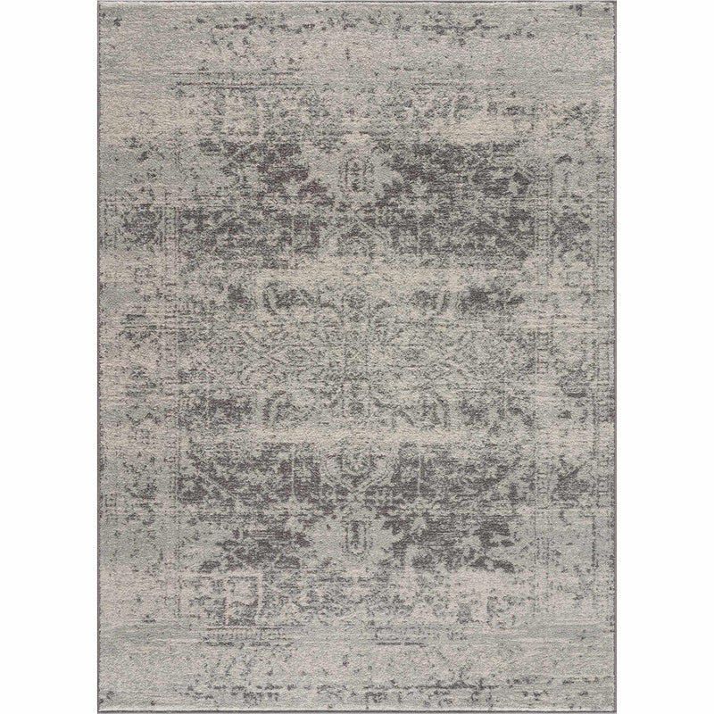 Hauteloom Rachel area rug with intricate patterns in neutral tones, showcasing soft texture and stylish design.
