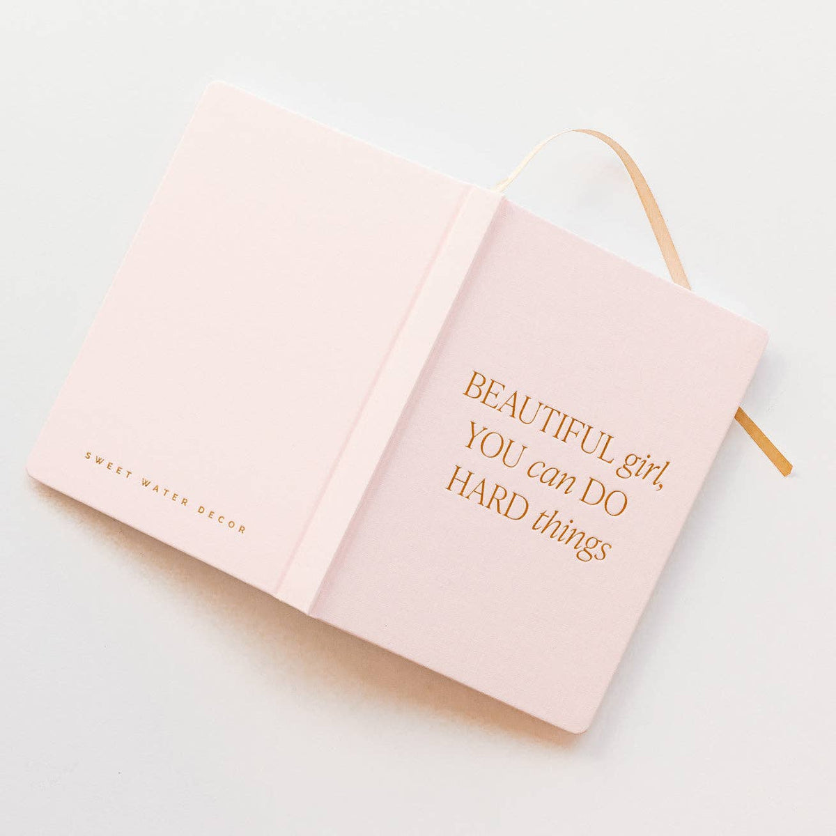 Beautiful Girl, You Can Do Hard Things – Pink Fabric Journal