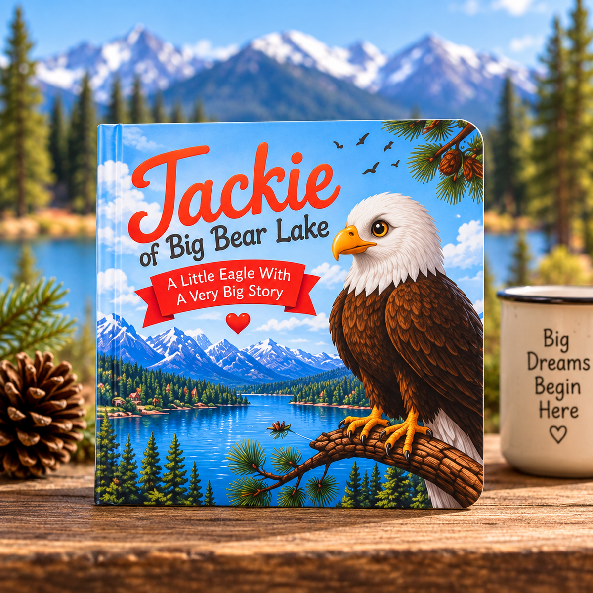 Jackie of Big Bear Lake Board Book | Eagle Storytime Baby Book