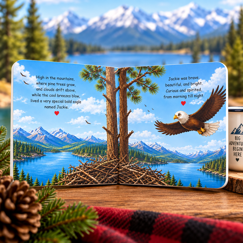 Jackie of Big Bear Lake Board Book | Eagle Storytime Baby Book