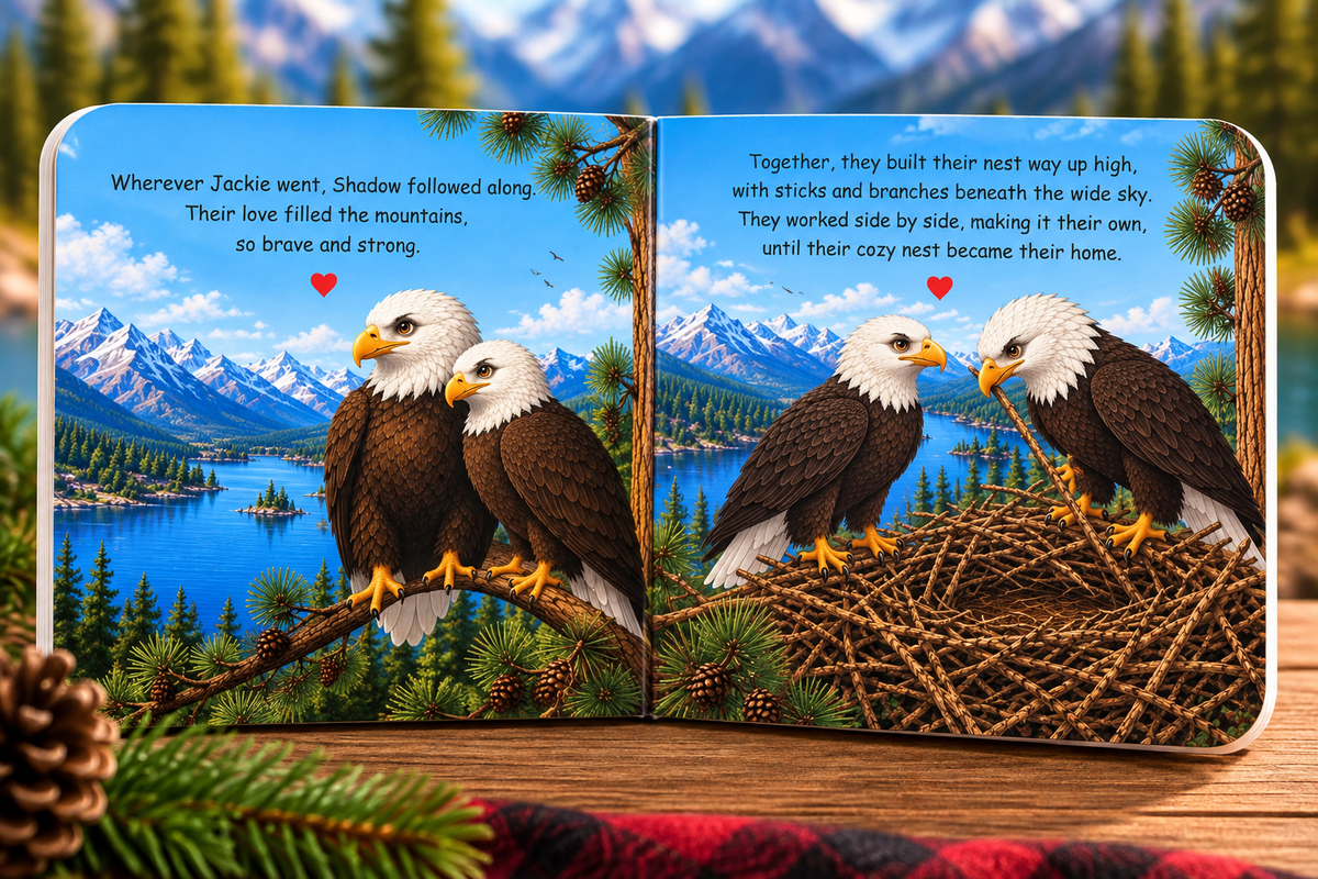 Jackie of Big Bear Lake Board Book | Eagle Storytime Baby Book