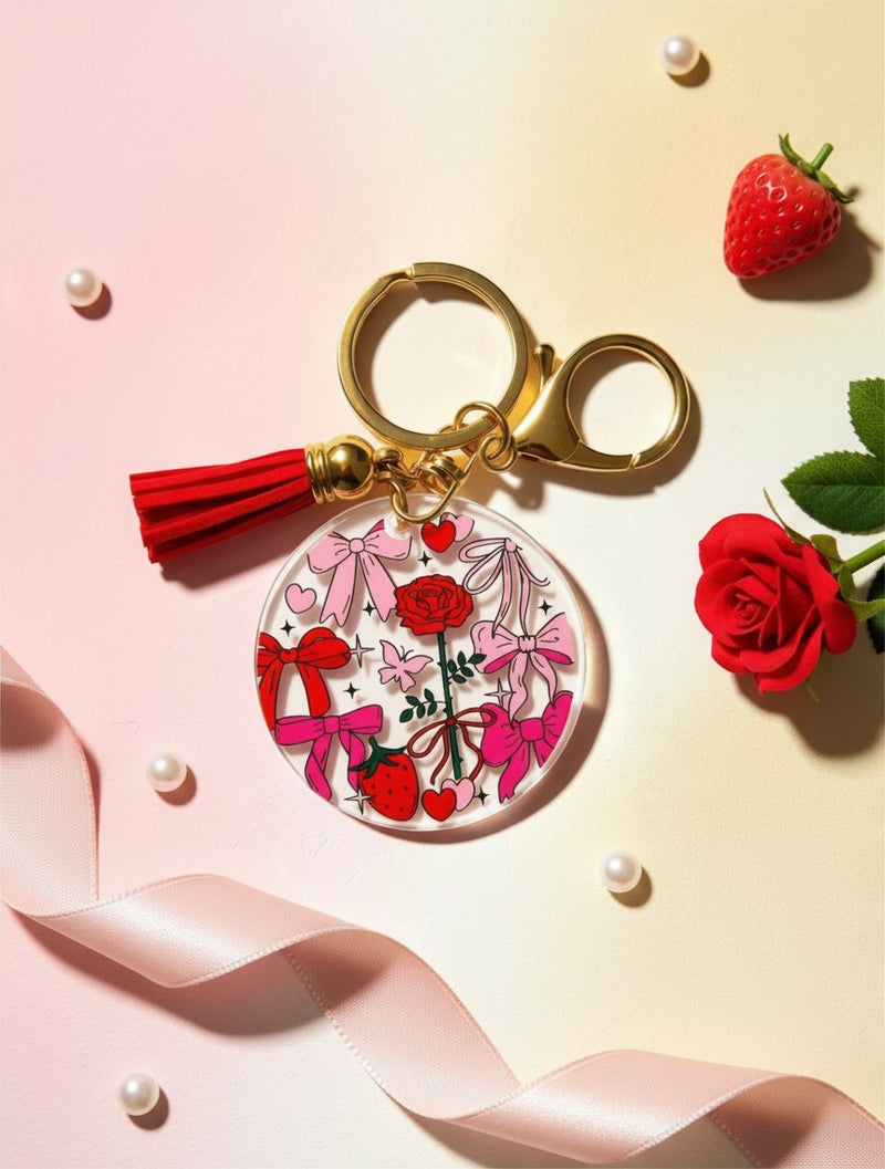 Enchanted Rose Keychain | Fairytale Gift