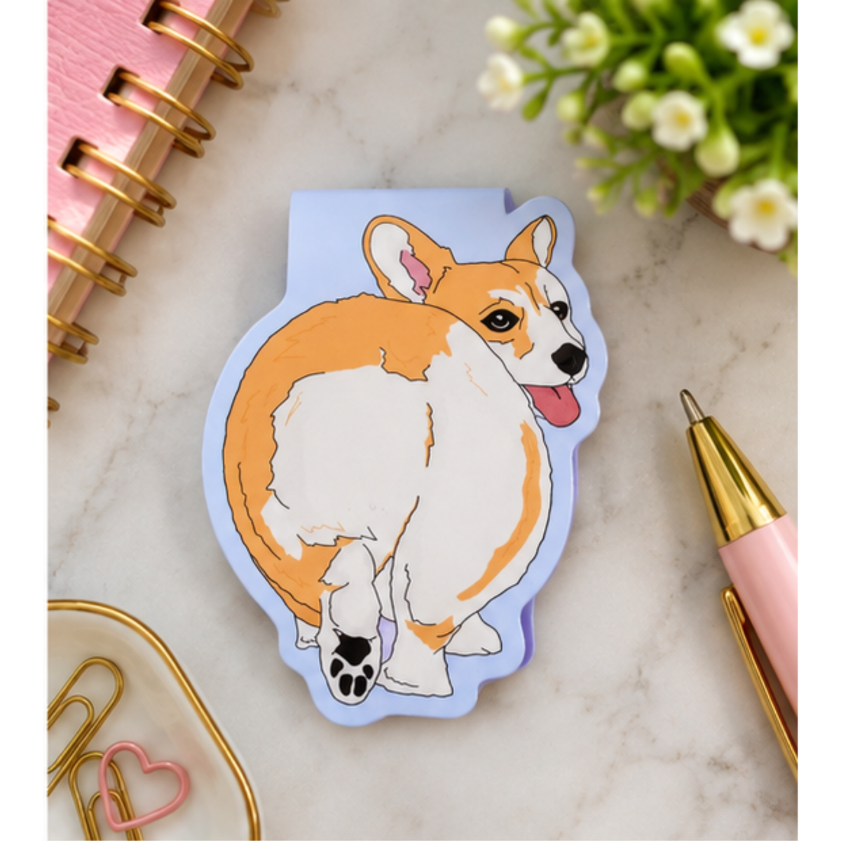 Corgi Butt Magnetic Bookmark
