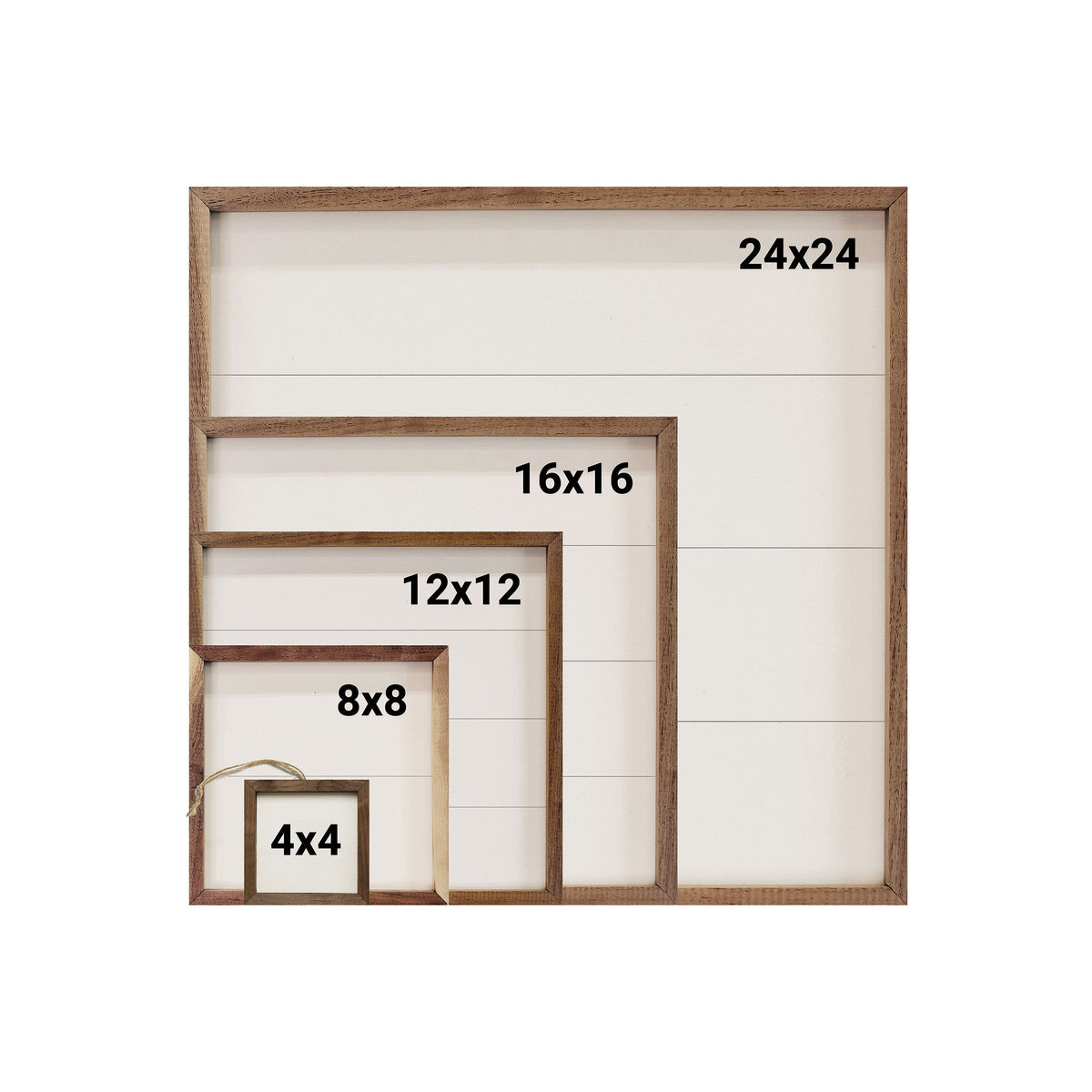 Walnut frame with a "Making Martinis" sign, stylish home decor by Kendrick Home, featuring elegant wooden craftsmanship.
