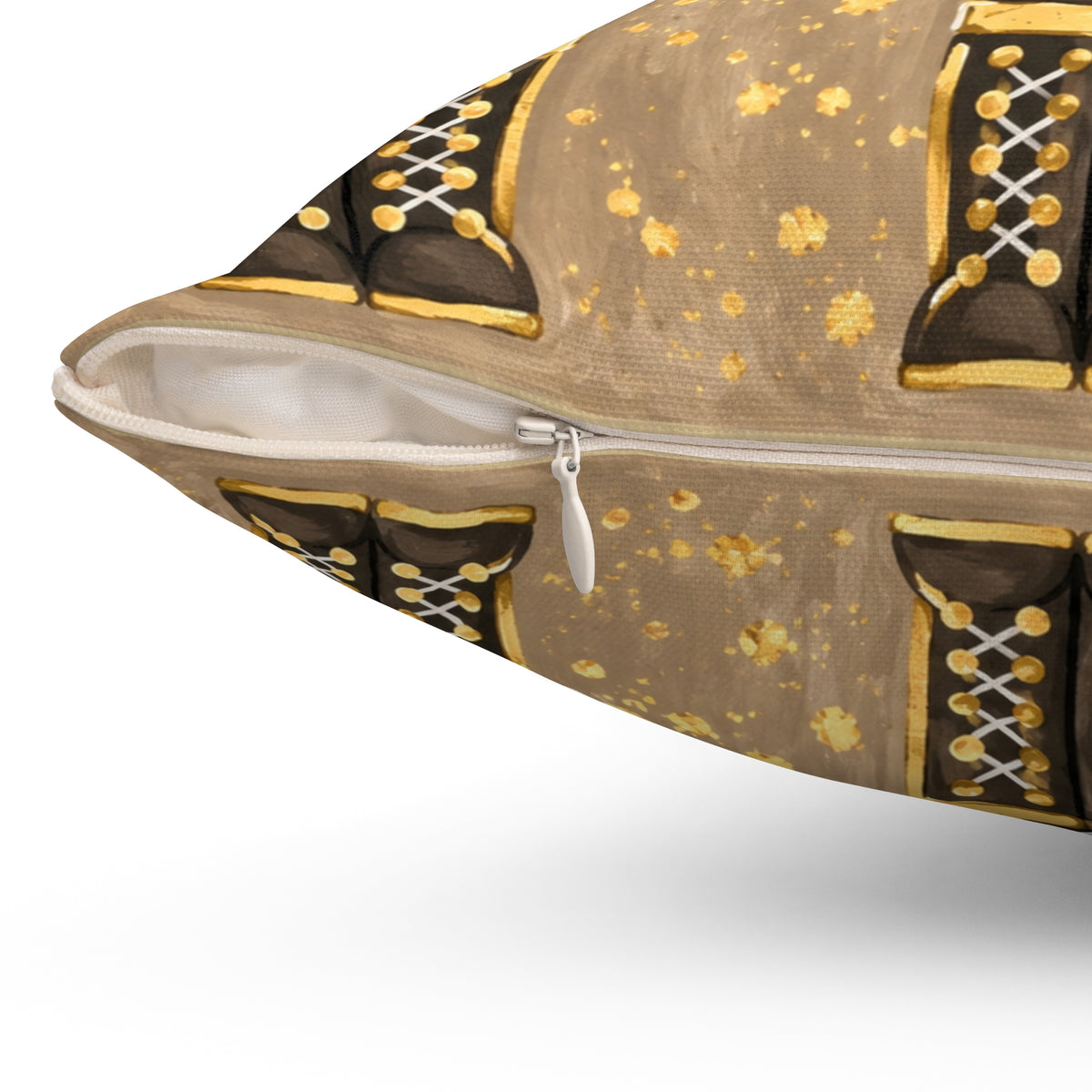 Decorative Nutcracker Soldiers throw pillow from BlackbirdOak, perfect for Christmas holiday home decor, 18x18 inches.